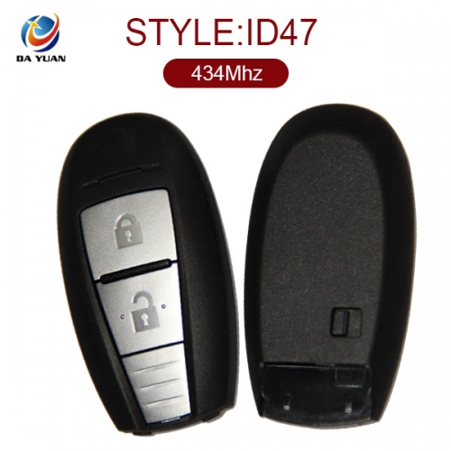 AK048004 for Suzuki SX4 5-CROSS VITARA SWIFT 2 button smart remote key fob 434MHZ ID47