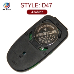 AK048004 for Suzuki SX4 5-CROSS VITARA SWIFT 2 button smart remote key fob 434MHZ ID47