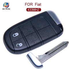 AK017007 for Fiat Keyless Entry Remote Key Fob 2 Button 433MHz PCF7945/7953