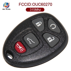 AK019007 for GMC 4+1button Remote Set 315MHZ OUC60270