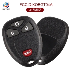 AK019004 4 buttons Remote Start Car Key Fob for Buick for Chevrolet Pontiac KOBGT04A