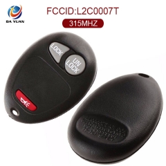 AK019002 Remote fob 3 button 315Mhz L2C0007T for GM GMC Canyon 2005 2006 2007 remote control key