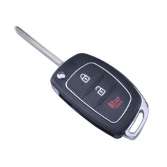 AS020035 Remote Key Shell Case for 2013 2014 Hyundai Santa Fe (Ix45) 2+1 3 Buttons