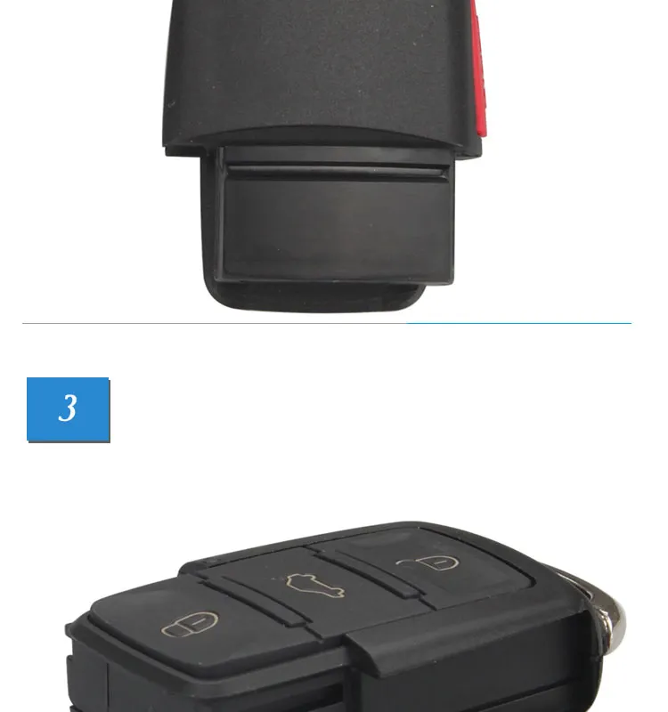 AK001013 VW Remote Key 3+1 Button 1 JO 959 753 T 315Mhz