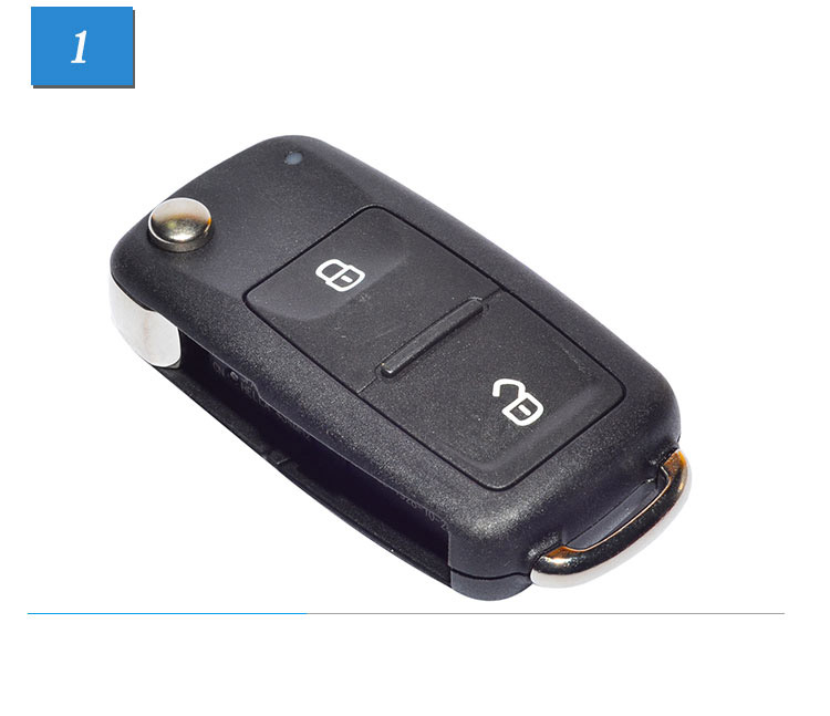 AK001059 VW Remote Key 2 Button 7E0 837 202 M 434MHZ