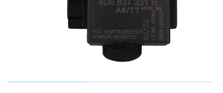 AK001031 VW Audi Remote Control 4D0 837 231 R 433.92Mhz