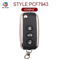 AK012004 for Bentley 3 Button Smart Card 434MHz PCF7943 Keyless Go