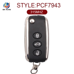 AK012003 for Bentley 3 Button Smart Card 315MHz PCF7943 Keyless Go