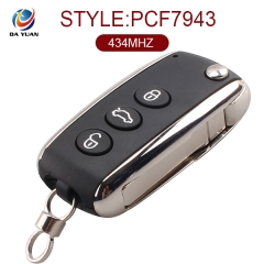 AK012004 for Bentley 3 Button Smart Card 434MHz PCF7943 Keyless Go
