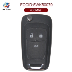 AK022002 for Holden Flip Remote Control Key 3 Button 433MHz PCF7937E 5WK50079