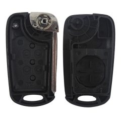 AS051028 3 Buttons Flip Folding Remote Key Shell Blank Case Replacement For Kia Sportage