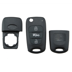 AS051021 Flip Folding Key Shell Blank Remote Fob Case For Kia Rio