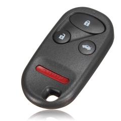 AS003040  4 Button Auto Car Remote Key Shell Cover For Honda for Accord 1998-2002 Black Case