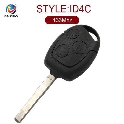 AK018013 for Ford Focus Remote Key 433MHz ID4C Glass HU101