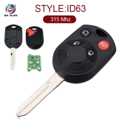 AK018025 for Ford Remote Key 4 Button 315MHz 4D63