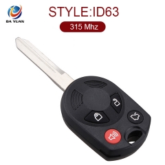 AK018025 for Ford Remote Key 4 Button 315MHz 4D63