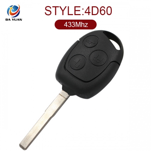 AK018012 for Ford Focus Remote Key 433MHz 4D60 Glass HU101