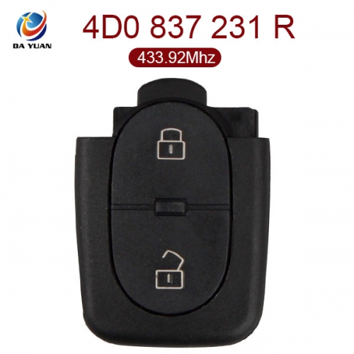 AK001031 for VW Remote Key 2 Button  433.92MHz 4D0 837 231 R