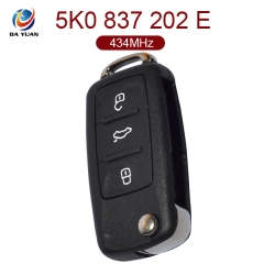 AK001035 for VW Flip Key 3 Button 434MHz ID48 5K0 837 202 E