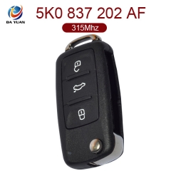 AK001026  for VW 3 Button Flip Key  315MHz 5K0 837 202 AF