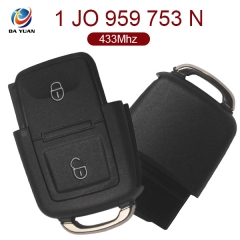 AK001010 for VW Remote Key 2 Button 433MHz 1J0 959 753 N for Europe South America