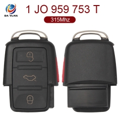 AK001013 for VW Remote Key 3+1 Button 315MHz 1J0 959 753 T