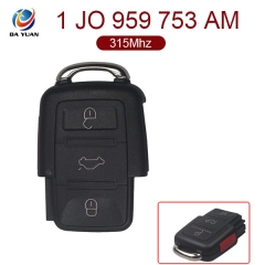 AK001015 for VW Remote Key 3+1 Button 315MHz 1J0 959 753 AM for America Canada Mexico China