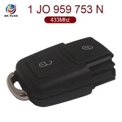 AK001010 for VW Remote Key 2 Button 433MHz 1J0 959 753 N for Europe South America