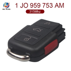 AK001015 for VW Remote Key 3+1 Button 315MHz 1J0 959 753 AM for America Canada Mexico China