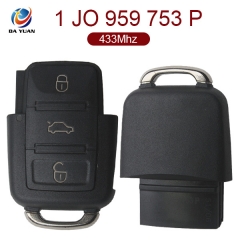 AK001008 for VW Remote Key 3 Button 433MHz 1J0 959 753 P for Europe South America