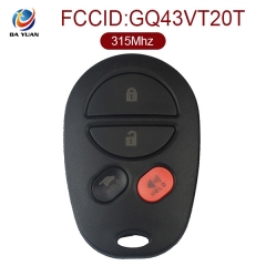 AK007017 ob 4 button 315Mhz for Toyota Solara Avalon 2005 2006 2007 GQ43VT20T