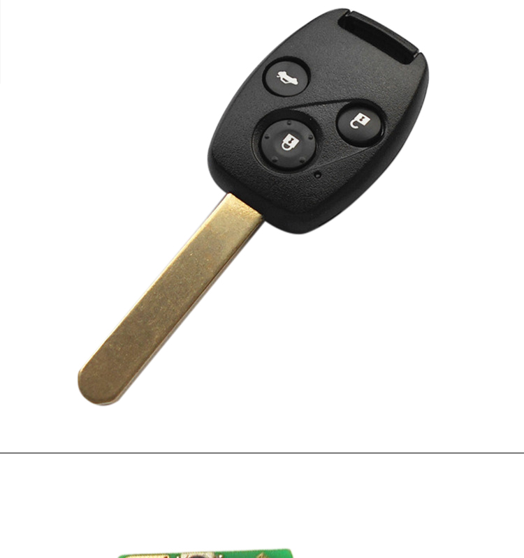 AK003044 2003-2007 Honda Remote Key 3 Button and Chip Separate ID48(433MHZ) Fit ACCORD FIT CIVIC 