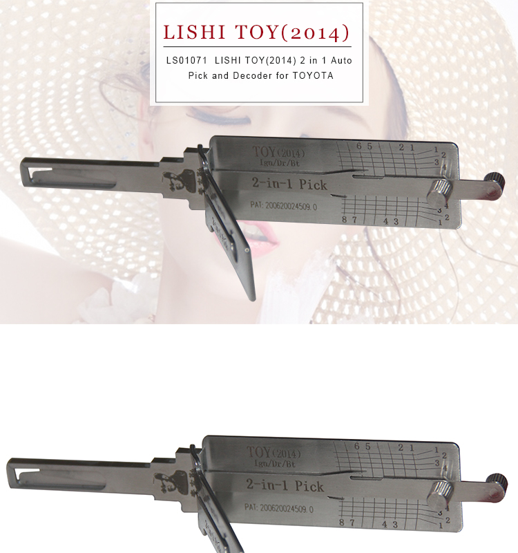 LS01071  LISHI TOY(2014) 2 in 1 Auto Pick and Decoder for TOYOTA