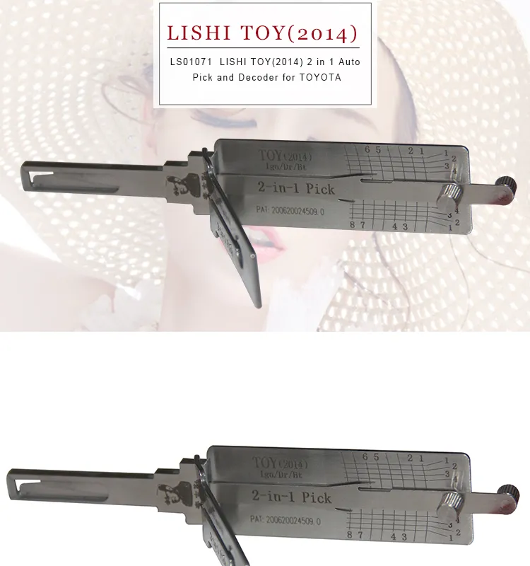 LS01071  LISHI TOY(2014) 2 in 1 Auto Pick and Decoder for TOYOTA