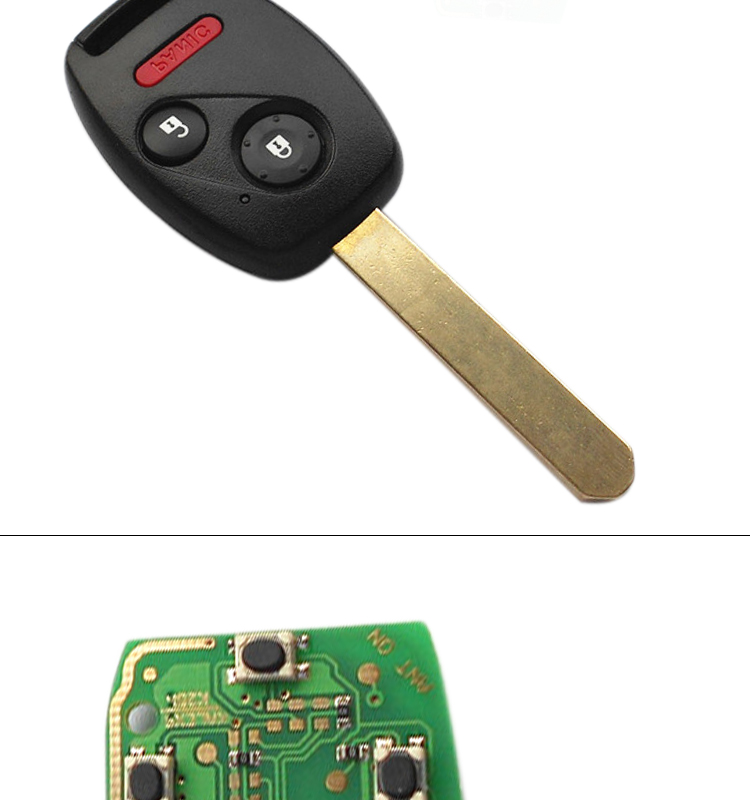 AK003028 2003-2007 Honda Remote Key 2+1 Button and Chip Separate ID46 313.8MHZ Fit ACCORD FIT CIVIC