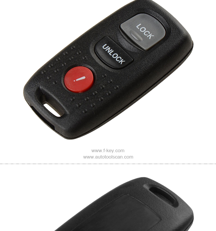 AK026009 Mazda 2+1 Button Remote Set 313.8MHz FCC ID KPU41846