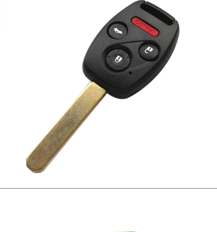 AK003039 2003-2007 Honda Remote Key (3+1) Button and Chip Separate ID13 433MHZ Fit ACCORD FIT CIVIC 