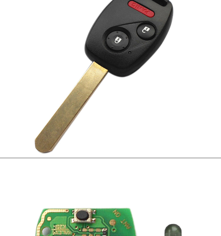AK003021 2003-2007 Honda Remote Key 2+1 Button and Chip Separate ID48 315 MHZ Fit ACCORD FIT CIVIC 