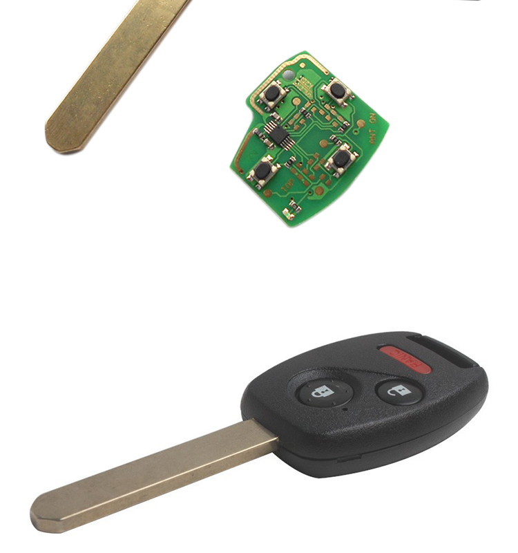 AK003020 2003-2007 Honda Remote Key 2+1 Button and Chip Separate ID8E 315 MHZ Fit ACCORD FIT CIVIC 