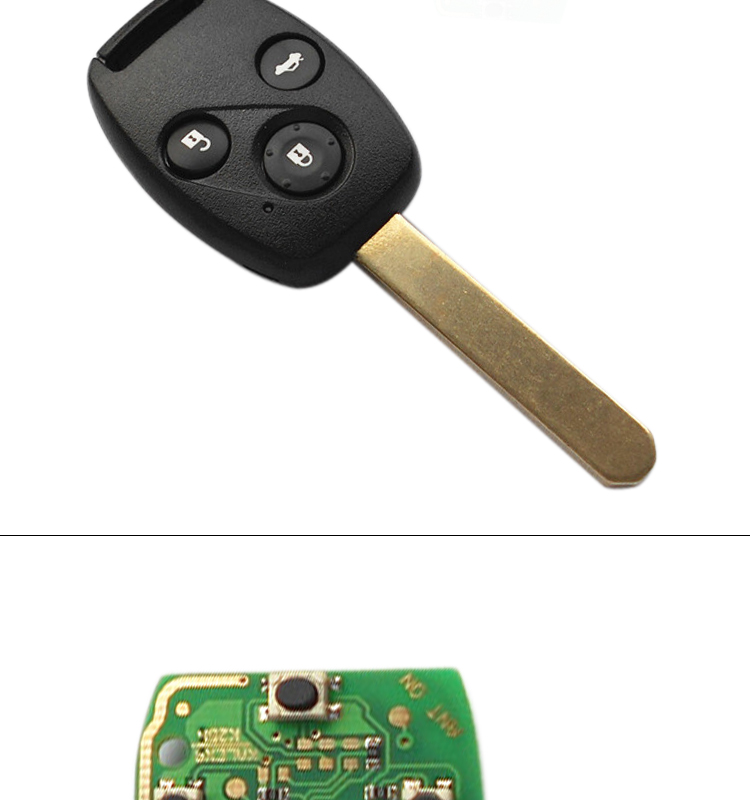 AK003029 2003-2007 Honda Remote Key 3 Button and Chip Separate ID46 313.8MHZ Fit ACCORD FIT CIVIC 