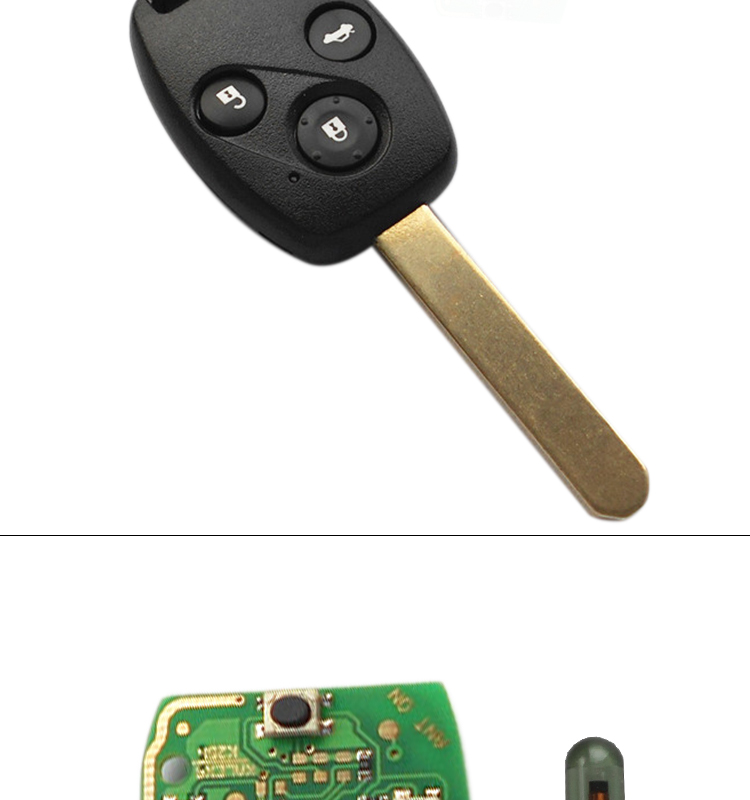 AK003023 2003-2007 Honda Remote Key 3 Button and Chip Separate ID48 313.8MHZ Fit ACCORD FIT CIVIC