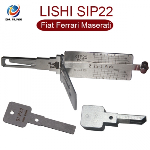 LS01070 LISHI SIP22 2-in-1 Auto Pick and Decoder For Fiat Ferrari Maserati