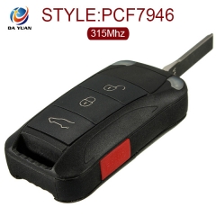 AK005011 for Porsche Cayenne Remote Key 3+1 Button 315MHz PCF7946