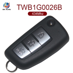 AK027037 for Nissan Flip Key 3 Button 434MHz PCF7936 TWB1G0026B  2014DJ3713 647G23