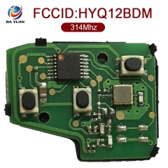 AK007102 for Toyota Remote Key 2+1 Button 314Mhz FCCID HYQ12BDM G Chip