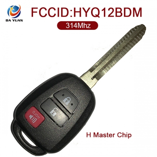 AK007101 for Toyota Remote Key 2+1 Button 314Mhz FCCID HYQ12BDM H Master Chip