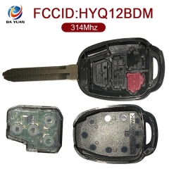 AK007101 for Toyota Remote Key 2+1 Button 314Mhz FCCID HYQ12BDM H Master Chip