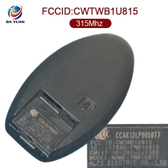 AK027039 Original for Nissan Sunny Smart Key 3+1 Button 315MHz PCF7952 CWTWB1U815