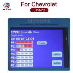 AK014041 for Chevrolet Cruze Flip Key 4 Button 315MHz