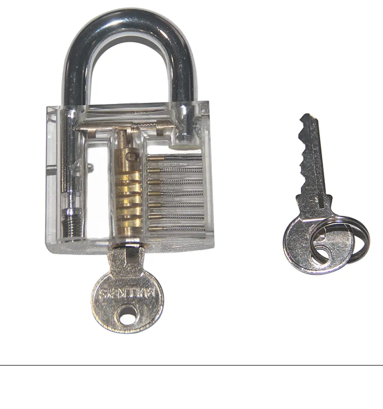 LS08001 Bullkeys transparent lock training skill professional visable practice padlocks lock pick for locksmith